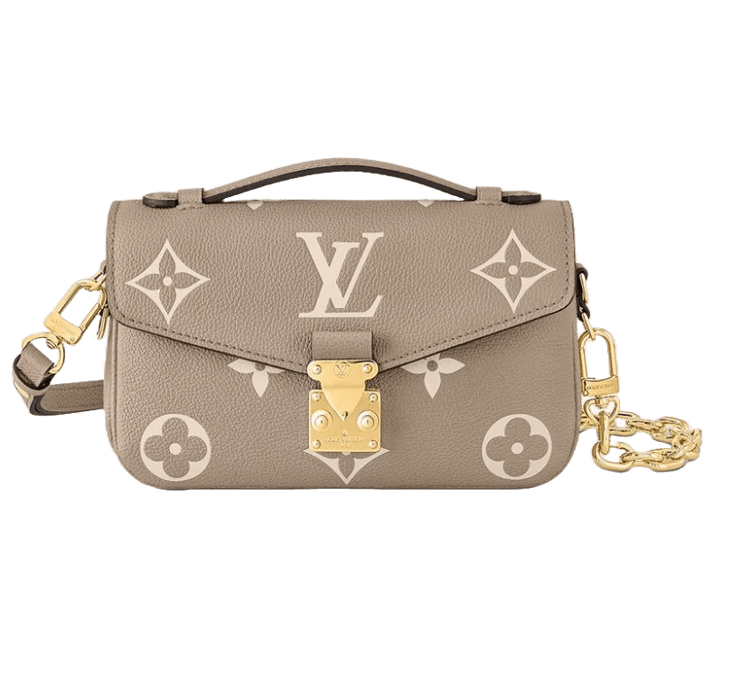 Model showcasing a bag